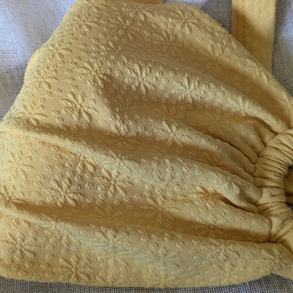 BNWT / Berlook /Small / Medium / XL / Yellow Ruched Cutout Push Up Bikini Set - Picture 4 of 4